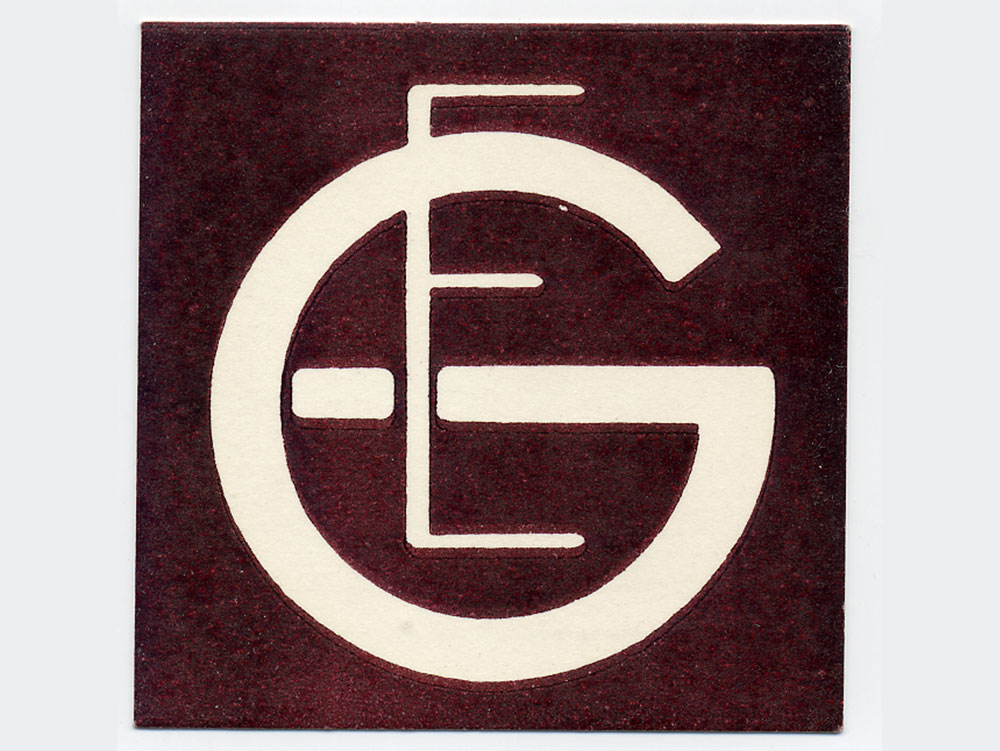 Eillen Gray - Dessin Monogramme EG, vers 1926